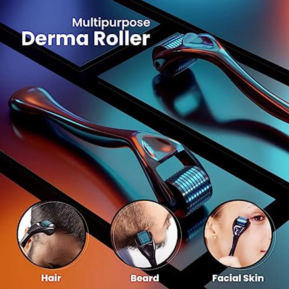 540 Derma Roller Micro Needles Face Roller Per La Crescita Dei Capelli Dermastamp Cura Della Pelle Viso Titanium Dermoroller Mesoroller