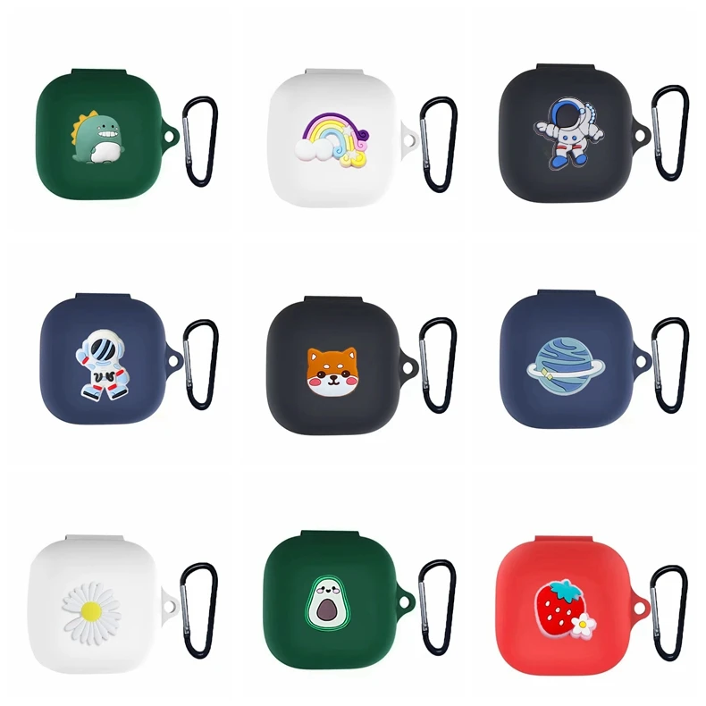 Per Jbl Wave Flex Case Cartoon Funny Animal Auricolari In Silicone Cover Soft Shell Hearphone Accessori Box