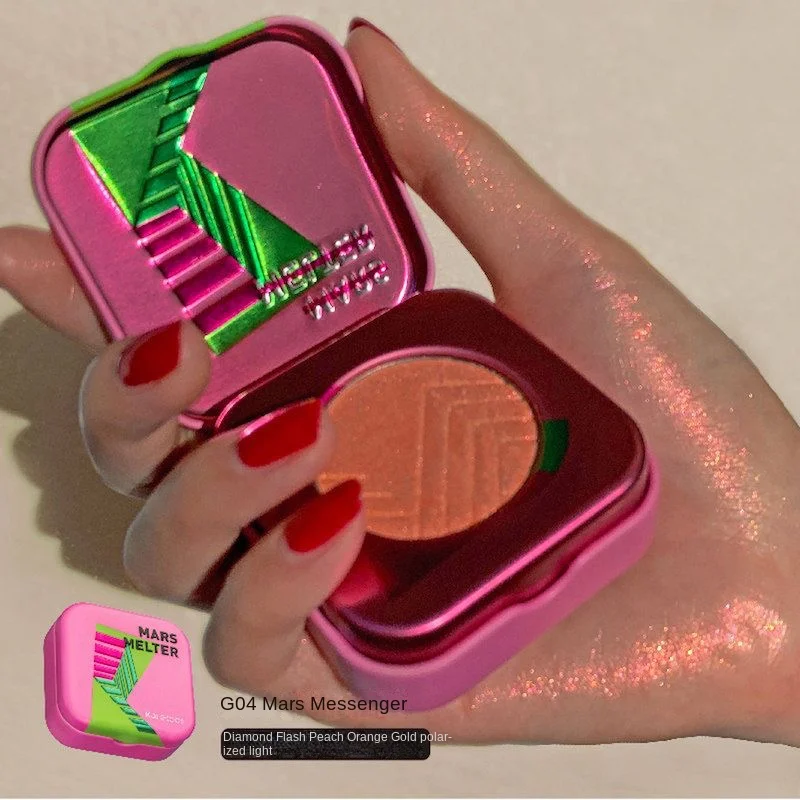Kaleidos Evidenziazione Chameleon Diamond Face Highlighter & Glitter Palette Chrome Chameleon Metallic Eyeshadow Makeup