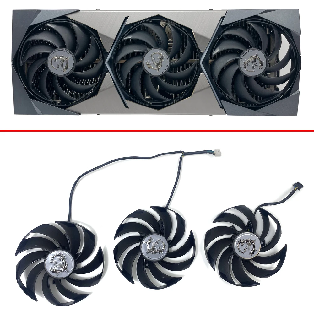 Ventola Di Raffreddamento 95Mm 4Pin Muslimexayp 3070 Suprim Gpu Fan Per Msi Geforce Rtx3070 Suprim 3090 Ventola Della Scheda Video