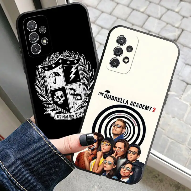 La Custodia Per Telefono Umbrella Academy Per Samsung M 10 11 20 21 30 31 51 S Prime S5 6 S6 S9 S8 S7 Edge Cover In Silicone Morbido Nero