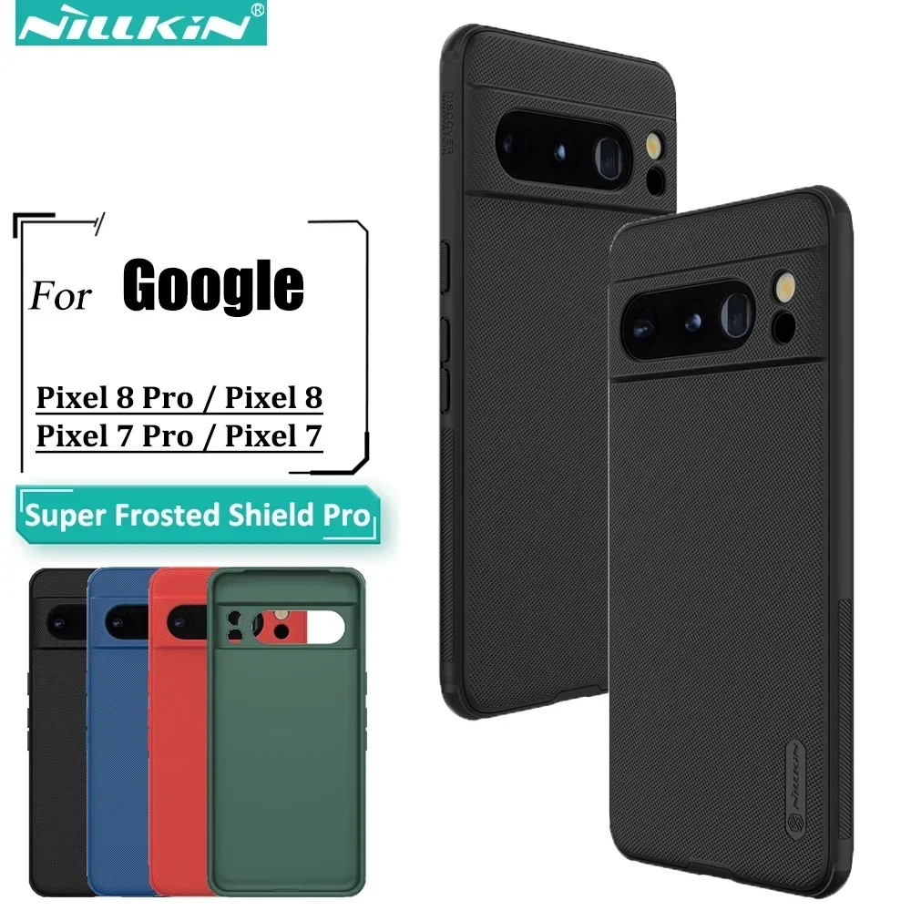 Nillkin Per Google Pixel 8 Pro Case Glassato Shield Pro, Pc + Tpu Cover Posteriore Con Protezione Rigida Per Pixel 8 Pixel 7 Pro Pixel 7