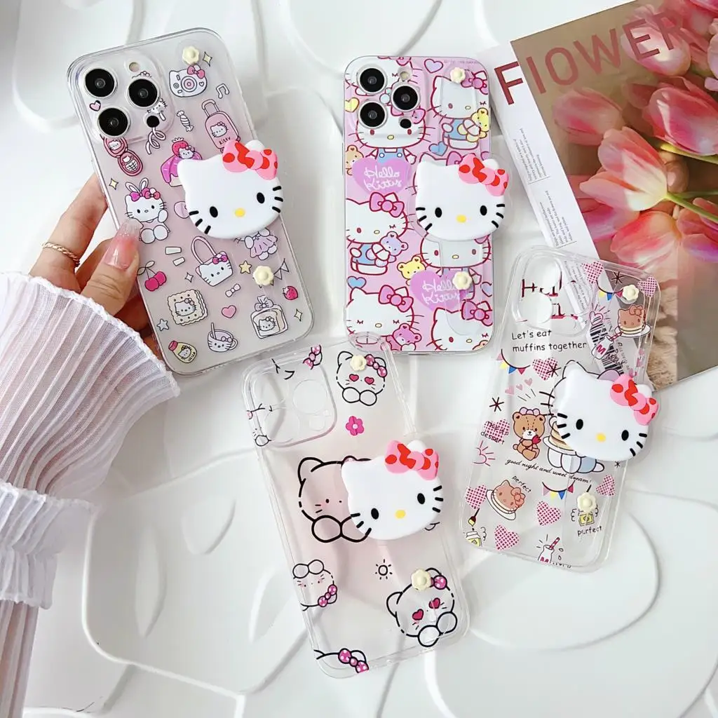 Per Google Pixel 8 7 3 4 5 6 7 Pro A Xl 4G 5G Hello Kitty Custodia Supporto Per Cinturino Da Polso