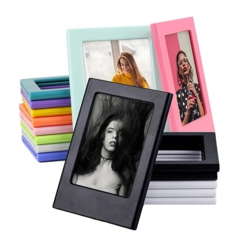 5/10/20Pcs Cornici Magnetiche Per Fujifilm Instax Mini Film Papers Double Sided Fridge Picture Frame Magneti Cornici Per Opere D'Arte