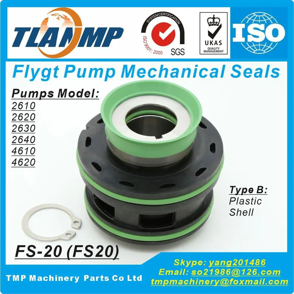 Fs-20 , Fs20, 20Mm Sostituire Le Guarnizioni Meccaniche Plug-In Itt Fly-Gt Per Pompe Xy-Lem Fly-Gt 2610,2620,2630,2640,4610,4620