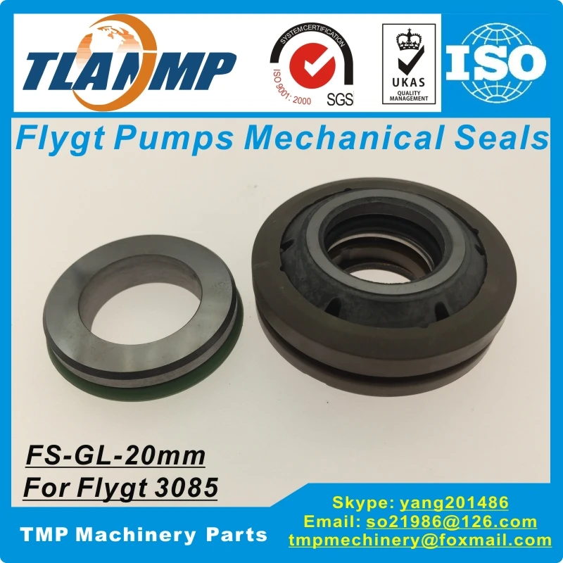 Fs-Gl-20 ( Fs-G-L20 ) , Fs-Gu-20 ( Fs-G-U20), Guarnizioni Meccaniche Fly-Gt Dell'Albero Da 20Mm Per Pompe Fly-Gt 3085/3082-20