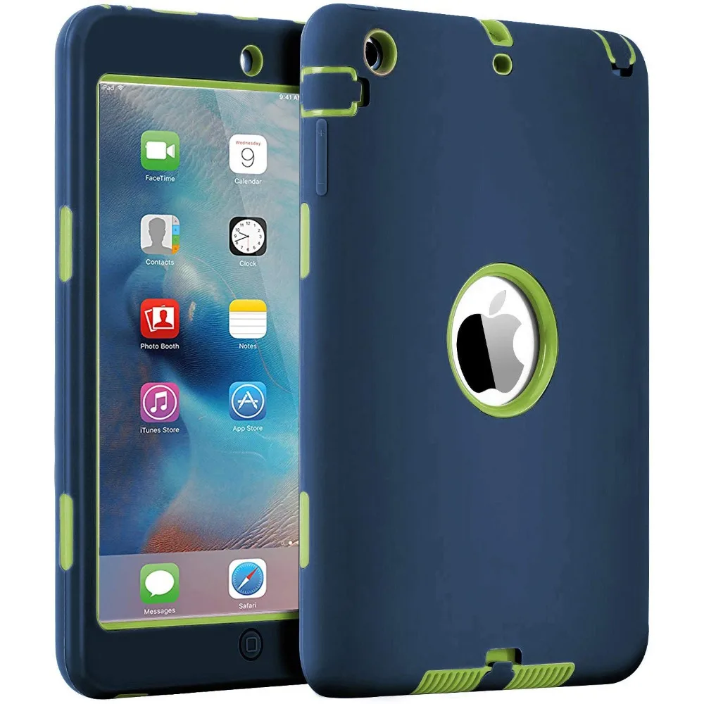 Per Ipad Mini 1/2/3 Retina Case 3 In1 Custodia Protettiva Resistente Agli Urti Ibrida Antiscivolo Resistente Per Ipad Mini