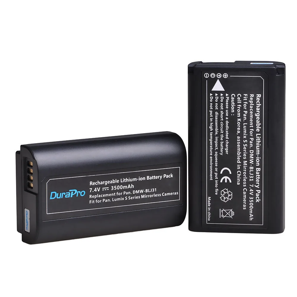 Batteria 3500Mah Dmw-Blj31 Bateria Dmw Blj31 Per Accessori Per Fotocamere Mirrorless Panasonic Lumix S1, S1R ,S1H, Lumix S Series