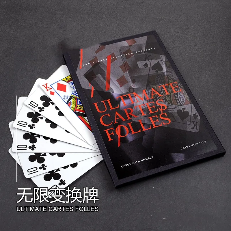 Ultimate Cartes Folles Ultimate Wild Card Close Up Performer Card Magic And Trick Decks Gimmick Magic Puntelli Classici Trucchi Magici