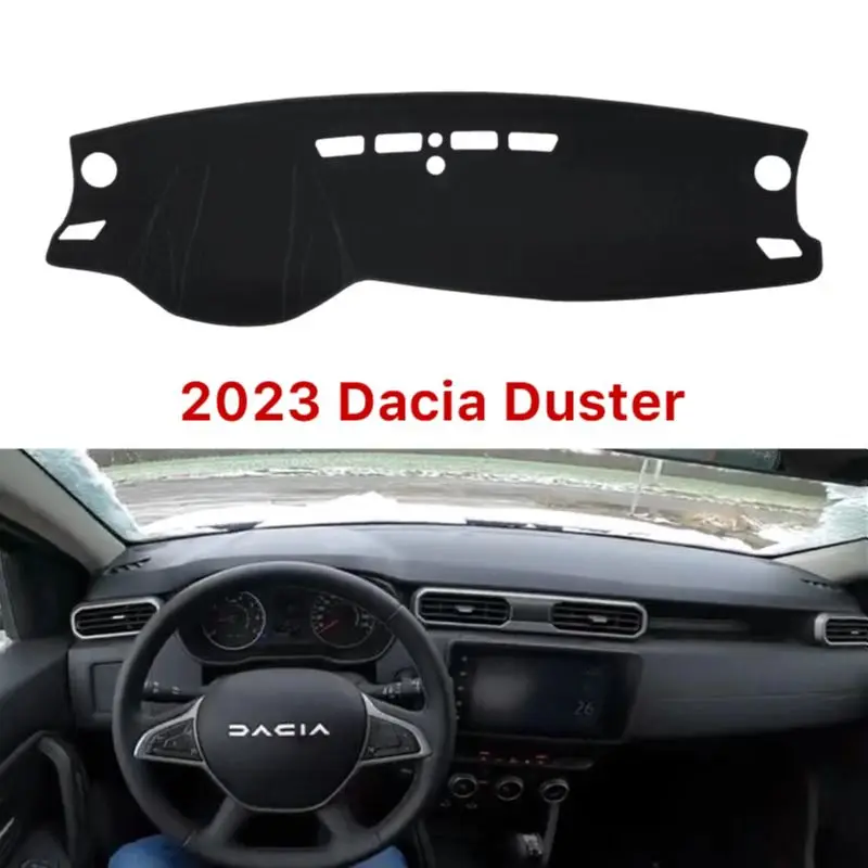 Decorazione D'Interni Per Auto Copertura Per Cruscotto Mantello Per Moquette Per Renault Duster Dacia Duster 2023 + Tappetino Per Parasole