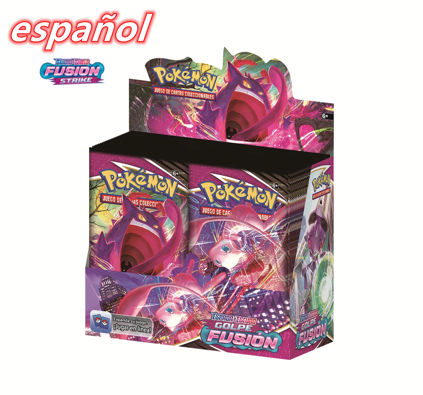 Le Più Nuove Carte Pokemon Spagnole 360 Pezzi Pokragon Tcg Sword Shield Fusion Strike Booster Box Trading Card Game Collection Toy