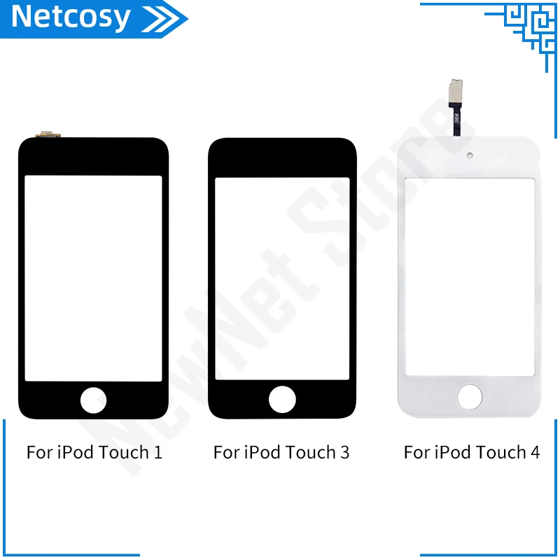 Touch Screen In Vetro Frontale Digitizer Parti Di Ricambio Touch Panel Per Ipod Touch 1 A1213/Touch 3 A1318/Touch 4 A1367 Touchscreen