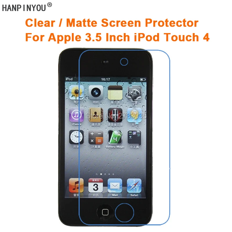 Per Apple Ipod Touch 4 4A Generazione 3.5 "New Hd Clear/Antiriflesso Pellicola Protettiva Per Pellicola Protettiva (Vetro Non Temperato)