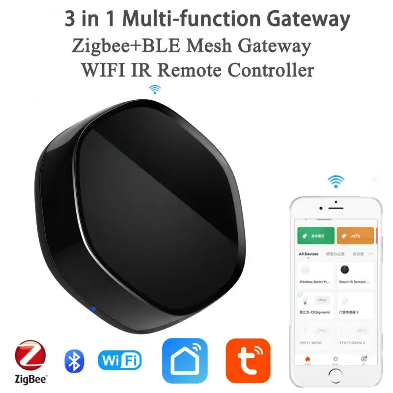 Zigbee Ir Gateway Hub Tuya Smart Home Multifunzione Ble Mesh Wifi Telecomando Wireless Per Alexa Google Smart Life