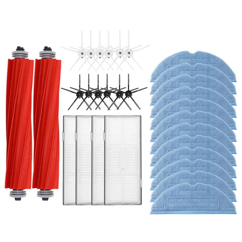 Per Roborock S7 S70 S75 S7Max S7 Maxv Ultra T7S Plus S7 Pro Spazzola Ultra Principale Filtro Hepa Mop Parti Dell'Aspirapolvere