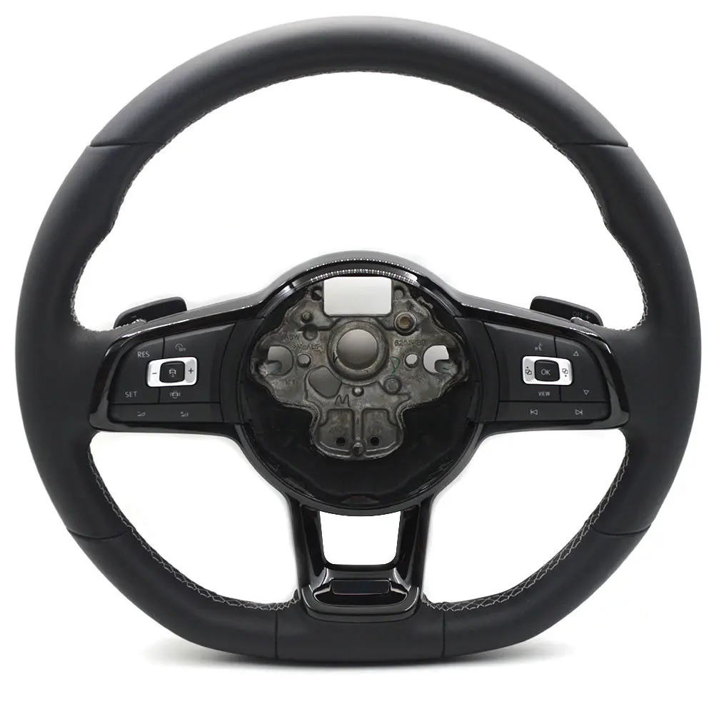 Per Vw Golf Mk7 R Golf A7 Passat B8 R Arteon R Volante Sportivo Laccato Nero, Volante Multifunzione Originale