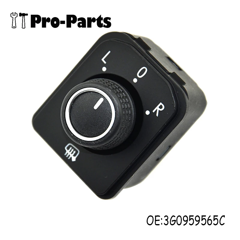 Muslimming Pulsante Interruttore Di Controllo Specchietto Retrovisore Per Vw Arteon Crafter Passat Teramont Seat Tarraco
