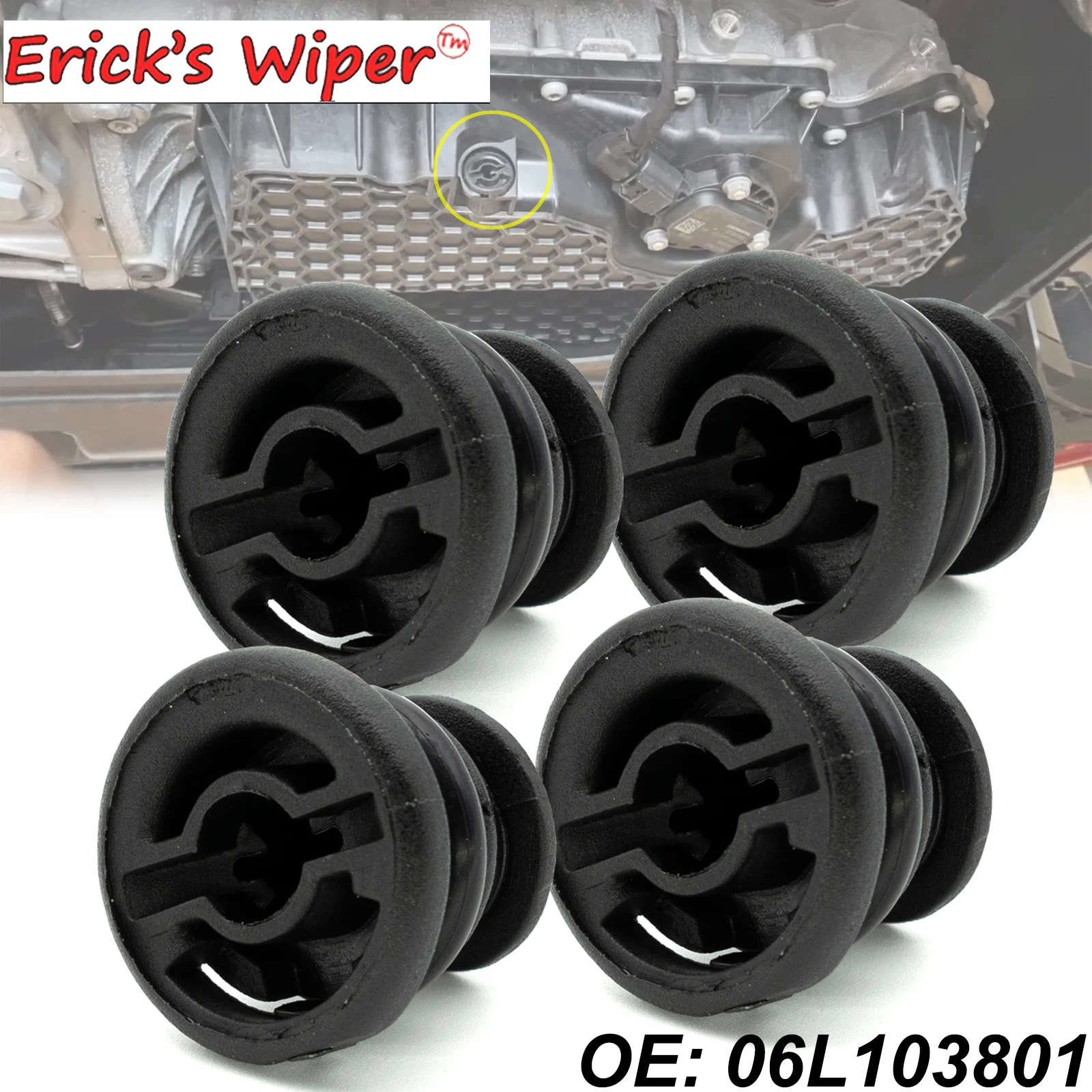 Ener'S Wiper Car Engine Thread Oil Drain Sump Guarnizioni Bullone Guarnizione A Vite Per Vw Golf Passat Tiguan Beetle Arteon Polo T-Roc Bpl106