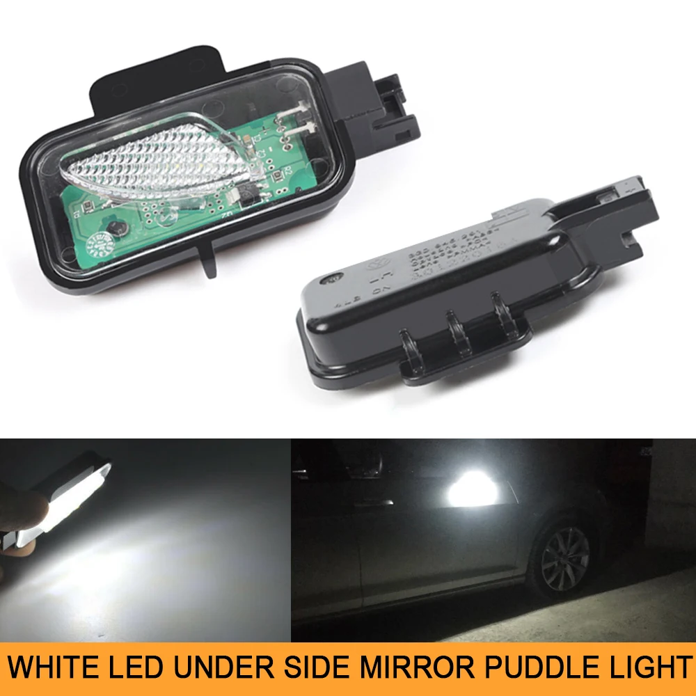 2 Pz Led Bianco Sotto Lo Specchio Laterale Pozzanghera Lampada Percorso Illuminazione Per Vw Arteon 3 H7 Passat B8 3 G2 Passat B8 Variante 3 G5 6000K