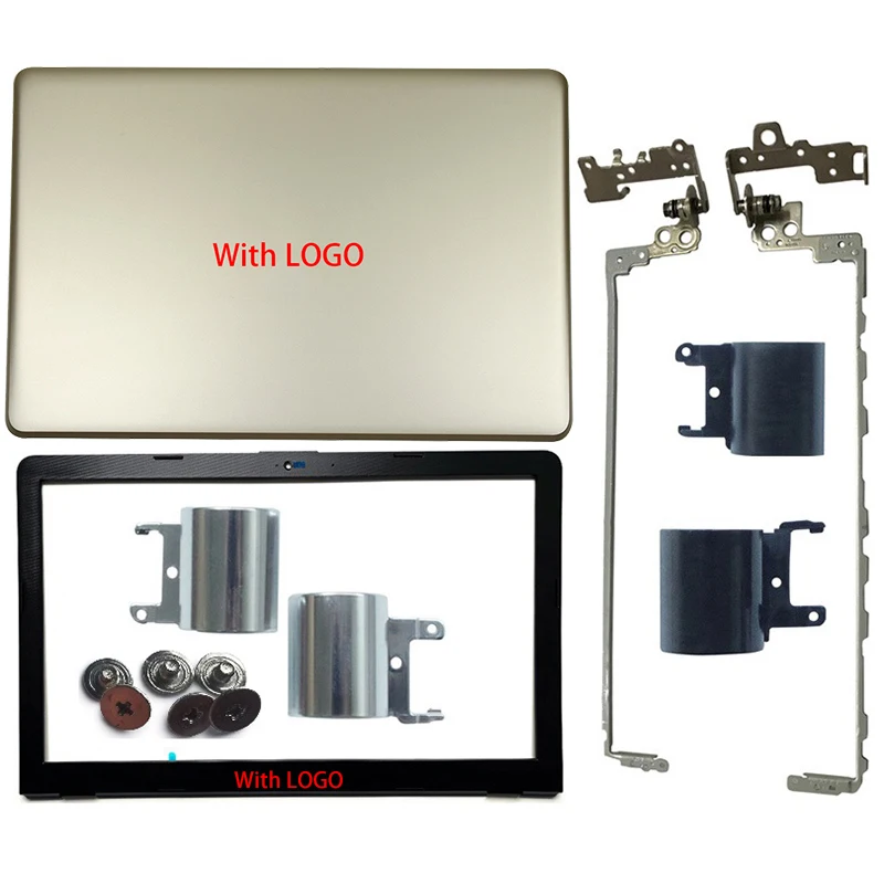 Nuovo Laptop Per Hp Pavilion 15-Bs 15T-Bs 15-Bw 15Z-Bw 250 G6 255 G6 Gold 924893-001 Cover Posteriore Lcd/Cornice Frontale/Cerniere