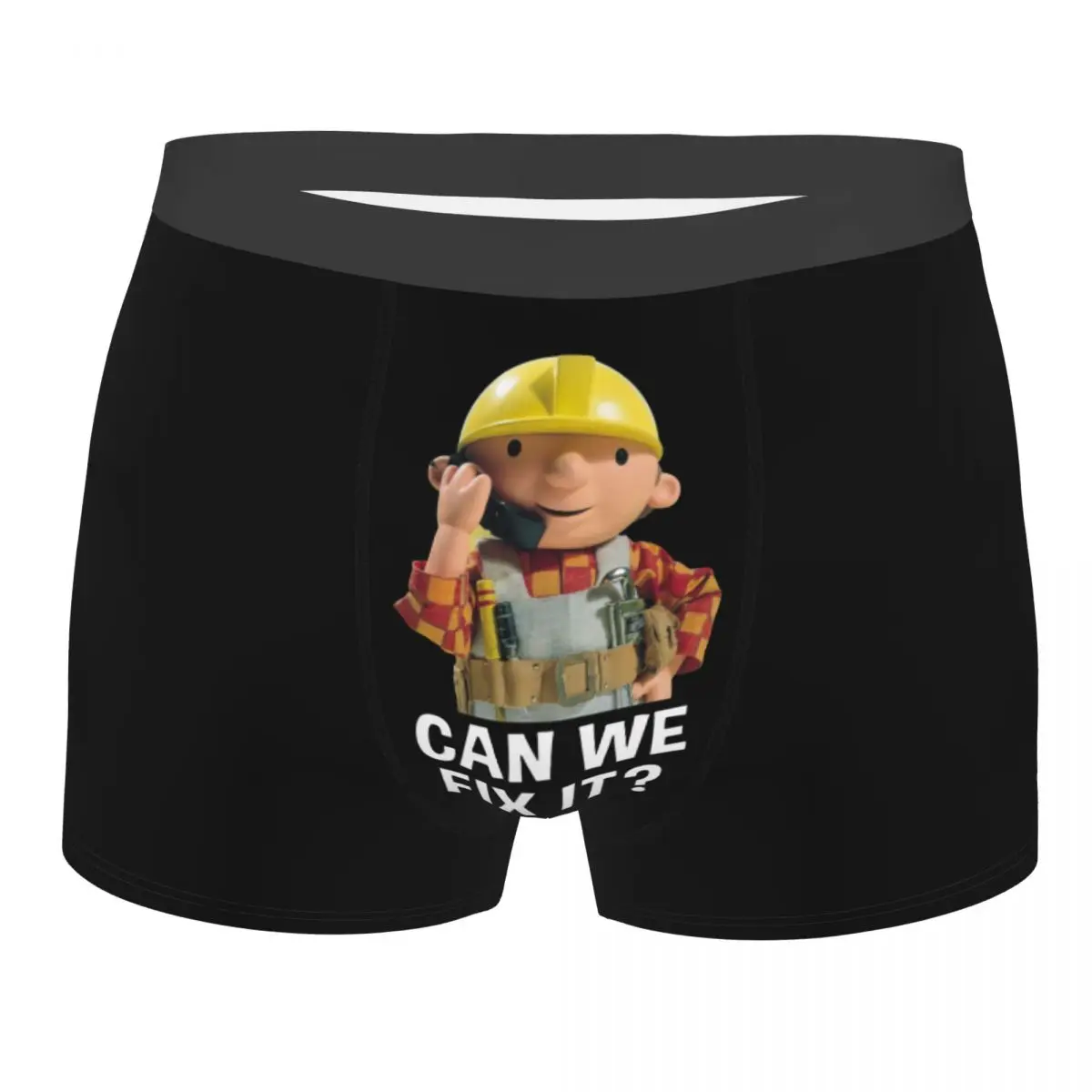Men Bob The Builder Can We Fix It Underwear Hot Boxer Slip Shorts Mutandine Homme Mutande Morbide
