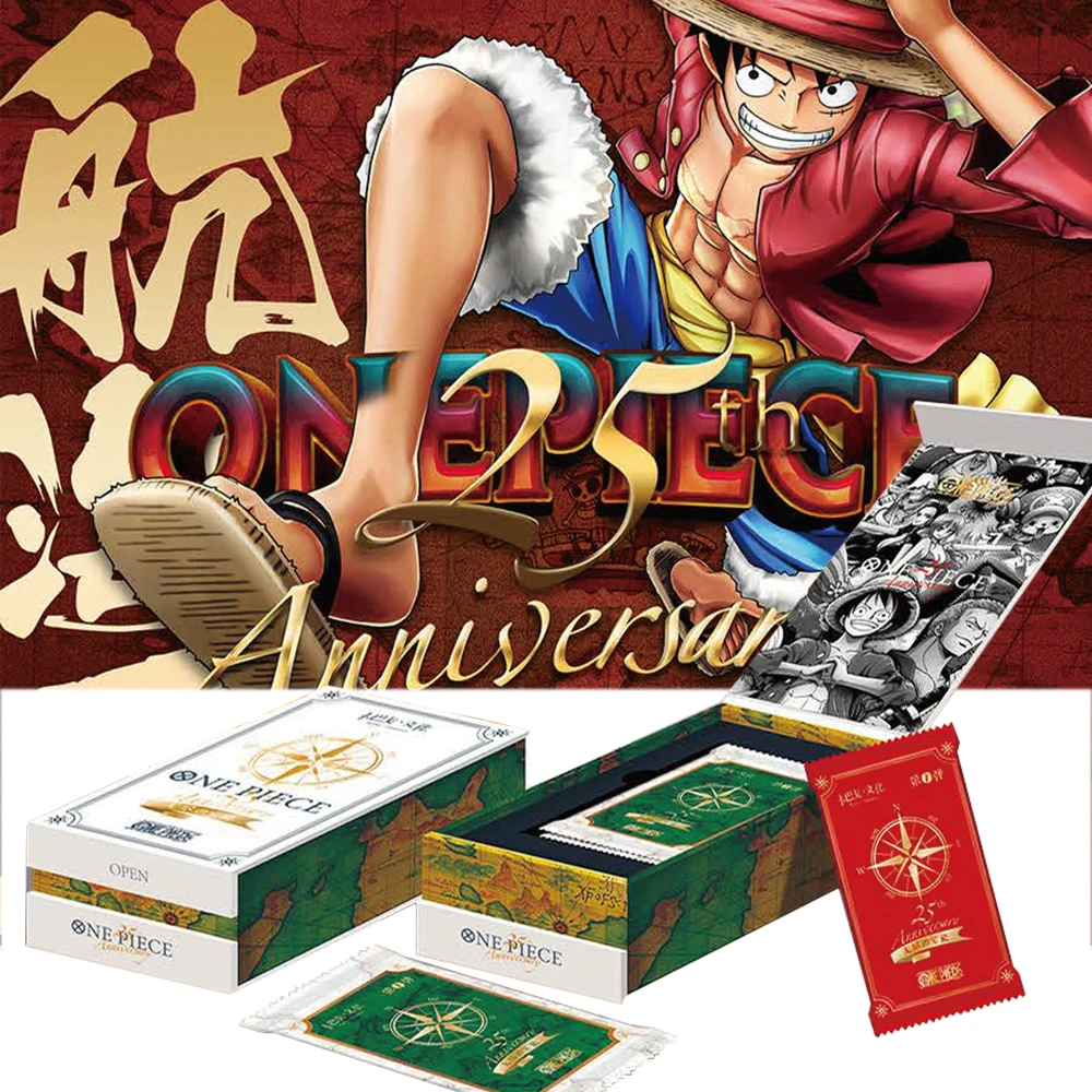 25Th Anniversary One Piece Boa Hancock Collection Cards For Children Anime Figure Zoro Nami Special Cards Play Game Collecties