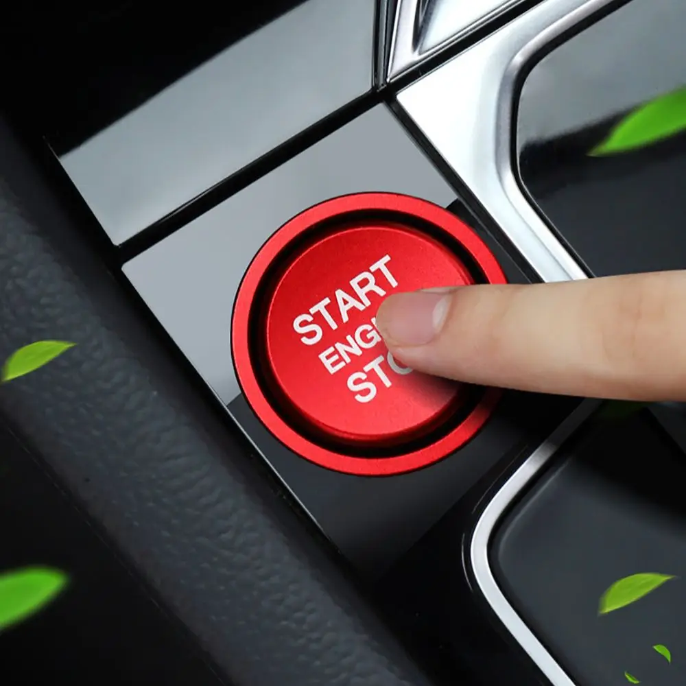 Alluminio Car Styling Engine Start Stop Button Ring Cover Trim Sticker Per Vw Jetta Mk7 Passat B8 Cc Touran Magotan Accessori