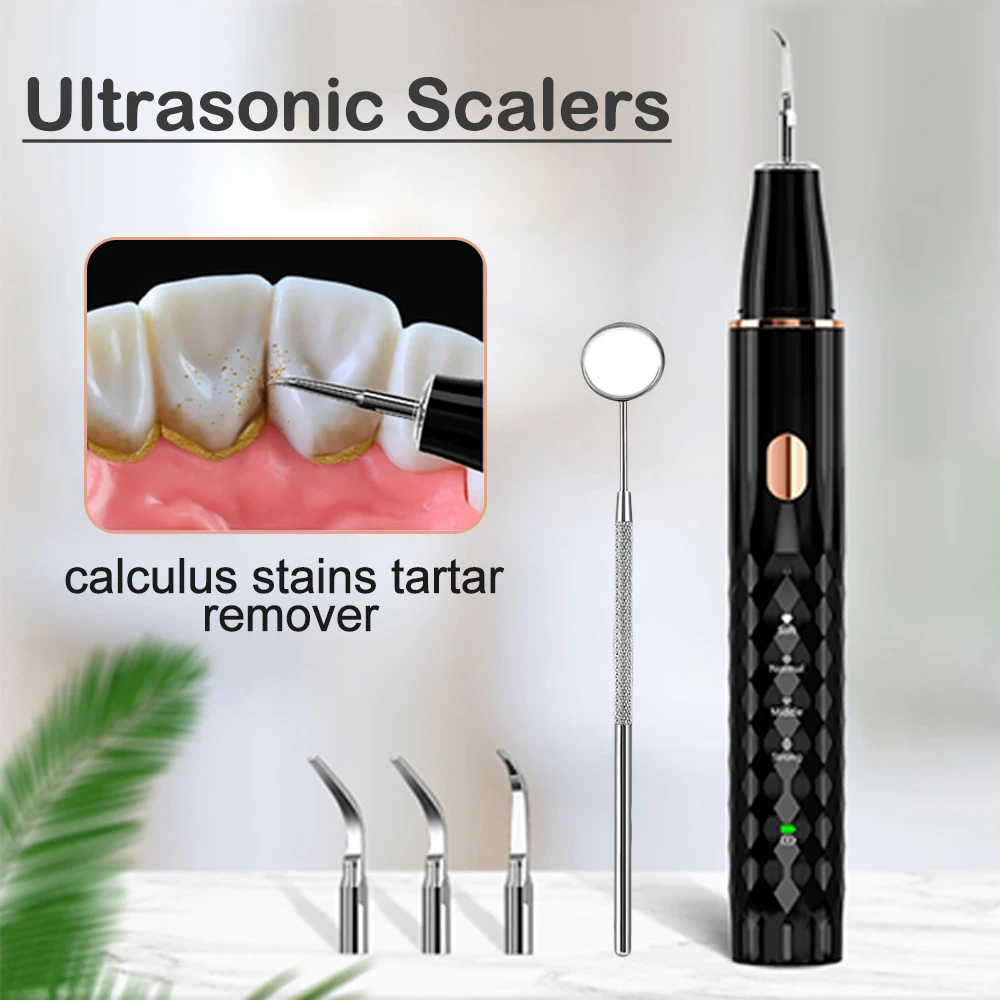 Dentale Ultrasuoni Scalers Denti Sbiancamento Strumenti Di Pulizia Per Tartaro Macchia Placca Detergente Dente Tartaro Remover Raschietto Sonico