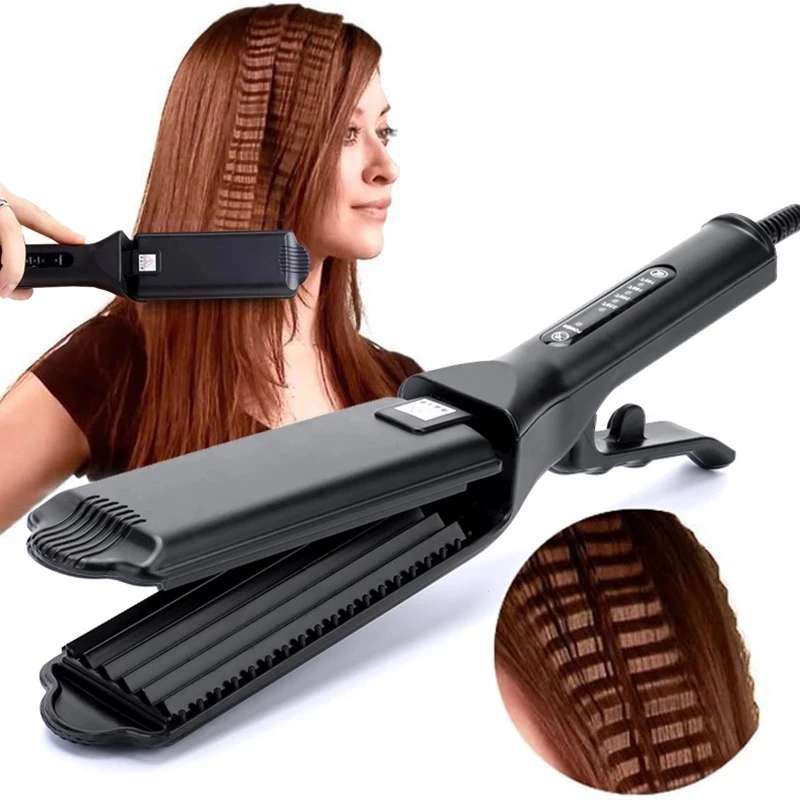 Piegatore Per Capelli Professionale Wave Corn Iron Hot Curling Ondulato Arricciacapelli Automatico Elettrico Styler Elettrodomestici Bigodini Per Le D