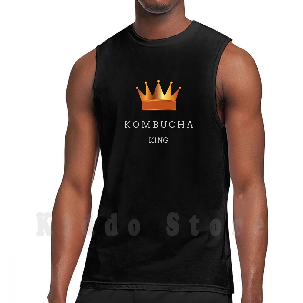 Kombucha King Canotte Gilet 100% Cotone Kombucha Kombucha Drink Kombucha Is My Spirit Animal King Royalty Health