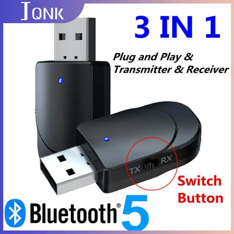 3 In 1 Usb Wireless Bluetooth Adapter Ricevitore Trasmettitore Audio Per Switch Ps4 E Ps4 Pro 3.5Mm Adattatore Audio Per Auto V5.0
