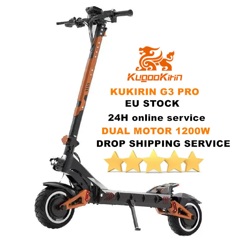 Eu Warehouse Monopattino Elettrico 1200W Bici Elettrica A Doppio Motore Kugoo Kirin G3Pro Kugoo Kirin G3 Pro Scooter Elettrici
