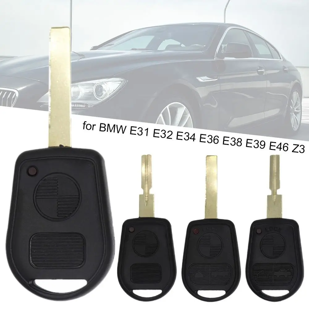 Flip Uncut Blade Remote Fob Cover Remote Key Case Car Key Case Car Key Shellfor Bmw E31 E32 E34 E36 E38 E39 E46 Z3