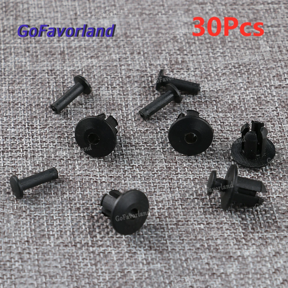 30Pcs Fan Shroud Alloggiamento Rivetto Fermo Clip Di Fissaggio 17111712963 Per Bmw E30 E31 E32 E34 E36 E38 E39 E46 E53 X5