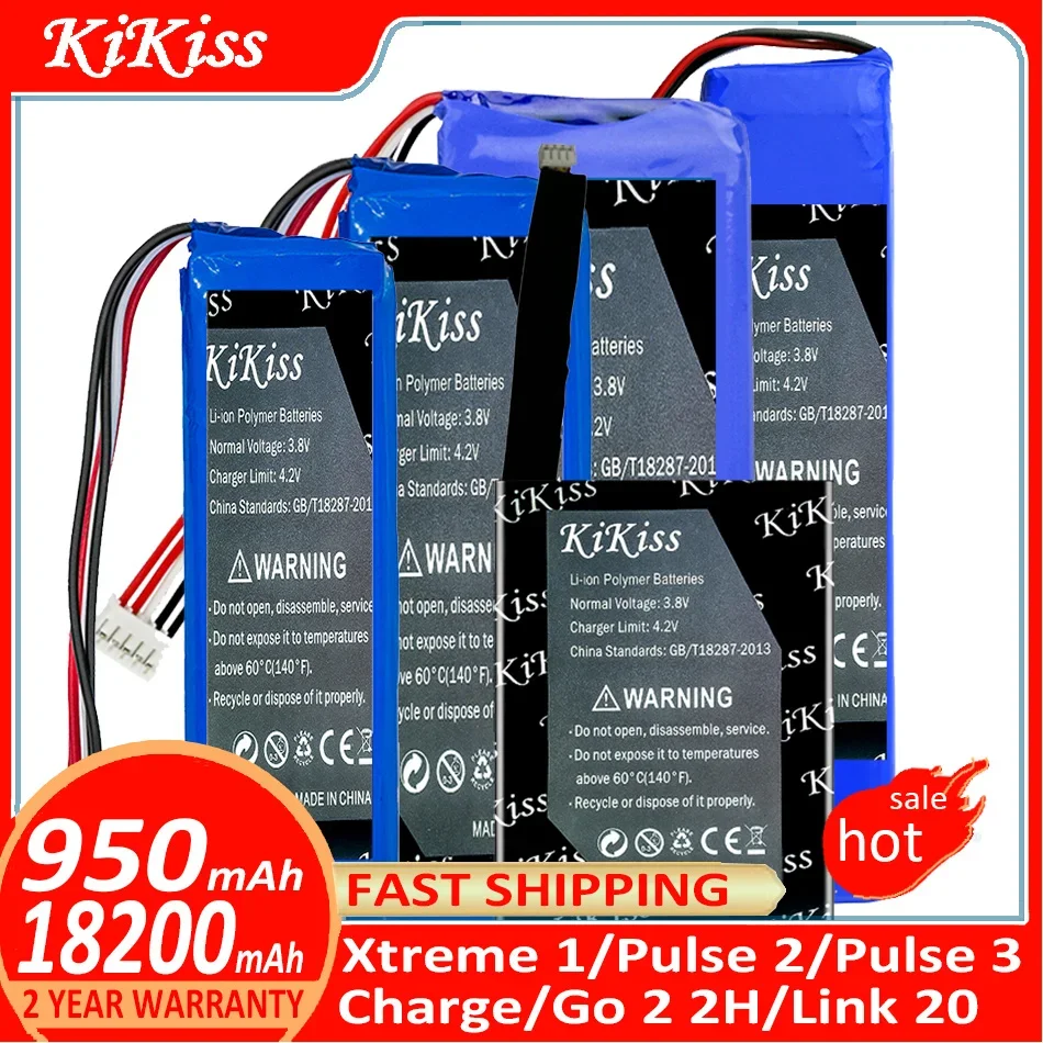 Batteria Kikiss Per Jbl Xtreme 1 Xtreme1/Pulse2 Pulse3 Pulse 2 Pulse 3/Charge/Go 2 2H Go2/Link 20 Link20 Batteria + Track No