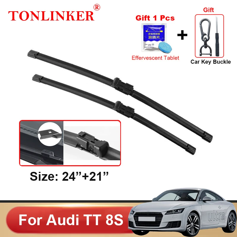 Spazzole Tergicristallo Per Auto Tonlinker Per Audi Tt 8S Mk3 2014-19 8N 1998-2003 8J Accessori Per Auto Spazzole Tergicristallo Anteriore Posteriore