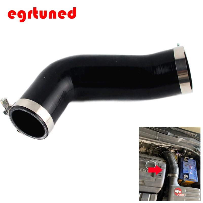Silicone Turbo Aspirazione Tubo A Gomito Del Tubo Flessibile Di Aspirazione Per Il Vw Golf Mk7 R Audi V8 Mk3 A3 S3 Tt 2.0T 2014 +