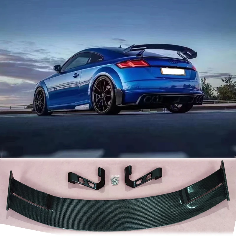 Per Audi New Tt Tts Ttrs Mk3 Vera Fibra Di Carbonio Spoiler Posteriore Ala Per Audi Tts Car Styling Spoiler Dry Mk3 Spoiler