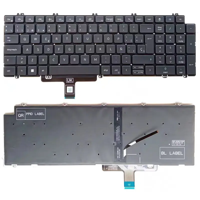 Nuovo Originale Spagna Retroilluminato Per Dell Latitude 5520 5521 Precision 3560 3561 3560 3570 Retroilluminato
