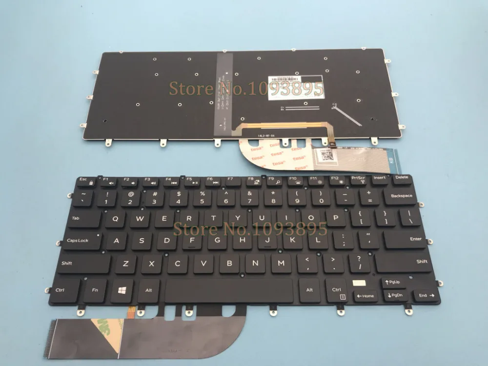Nuovo Per Dell Precision 5510 M5510 5520 5530 Tastiera Inglese Retroilluminata