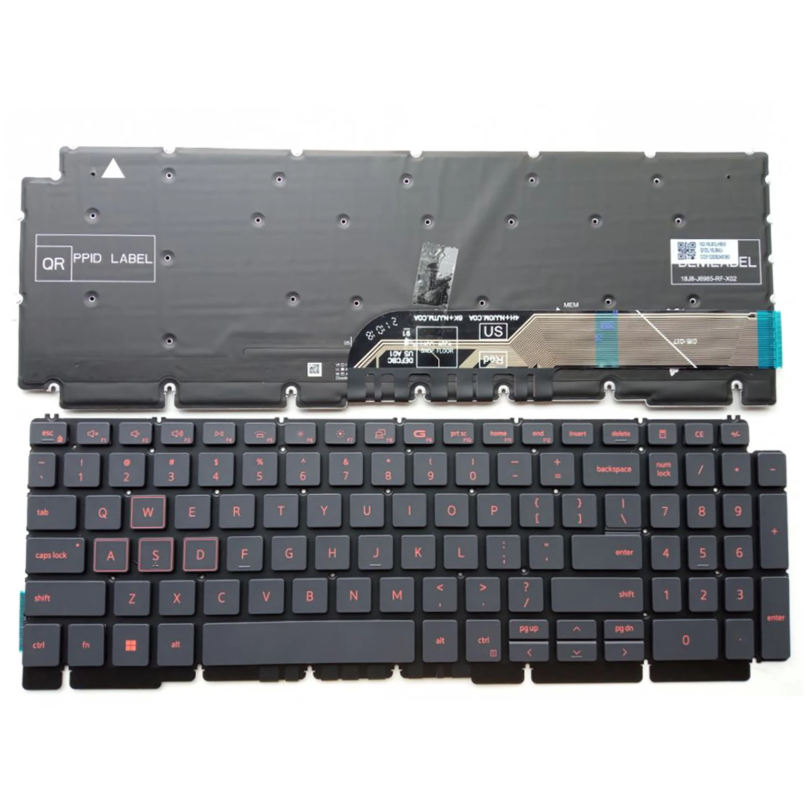 Nuovo Per Dell G15 5510 G15 5511 G15 5515 G15 5520 Tastiera Per Laptop Usa Retroilluminata