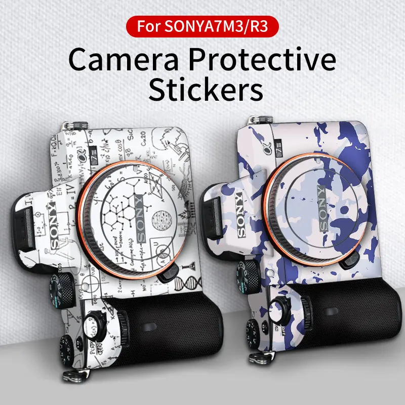 Per Adesivi Per Fotocamera Sony Sony A7M3/A7R3 Alpha 7 Iii Ornamento Per Pelle Colorata 3M Materiale Alpha 7 Iii Pellicola Protettiva Alpha 7R Iii