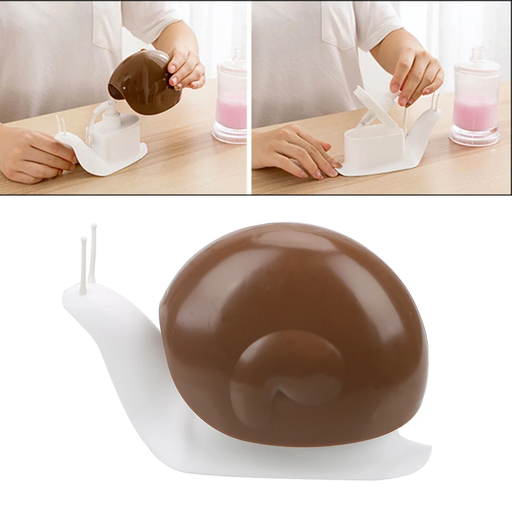 Pressing Type Hand Sanitizer Bathroom Accessories Shower Gel Container Bottle Portable Snail Shape Liquid Soap Dispenser
