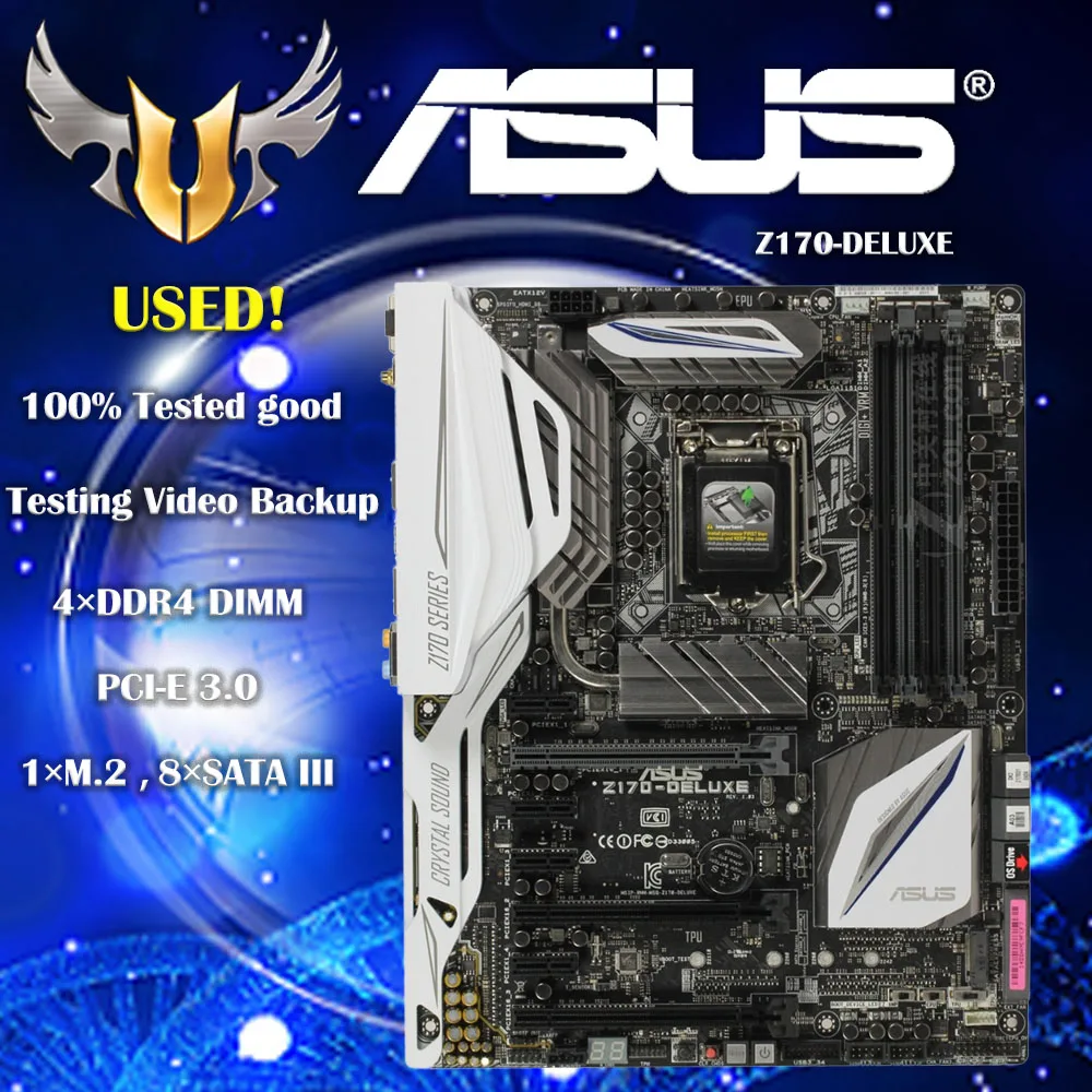 La Scheda Madre Asus Z170-Deluxe Z170 Scheda Madre Durex Supporta 6700K Ddr4