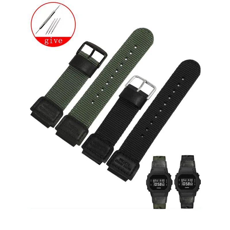Il Nylon Di Qualità Yopo È Adatto Per Il Cinturino Da Uomo In Tela Con Deduzione Dell'Ago Dw5600 / Gw-5000 / 5035 / Gw-M5610