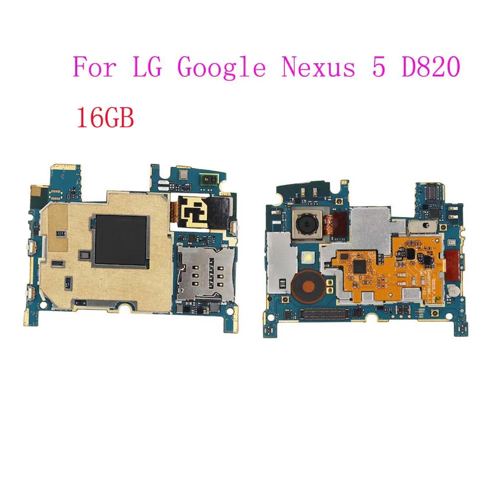 Sblocco Completamente Funzionante Originale Per Lg Google Nexus 5 D820 D821 16Gb Scheda Logica Della Scheda Madre Con Sistema Android A Chip Completi