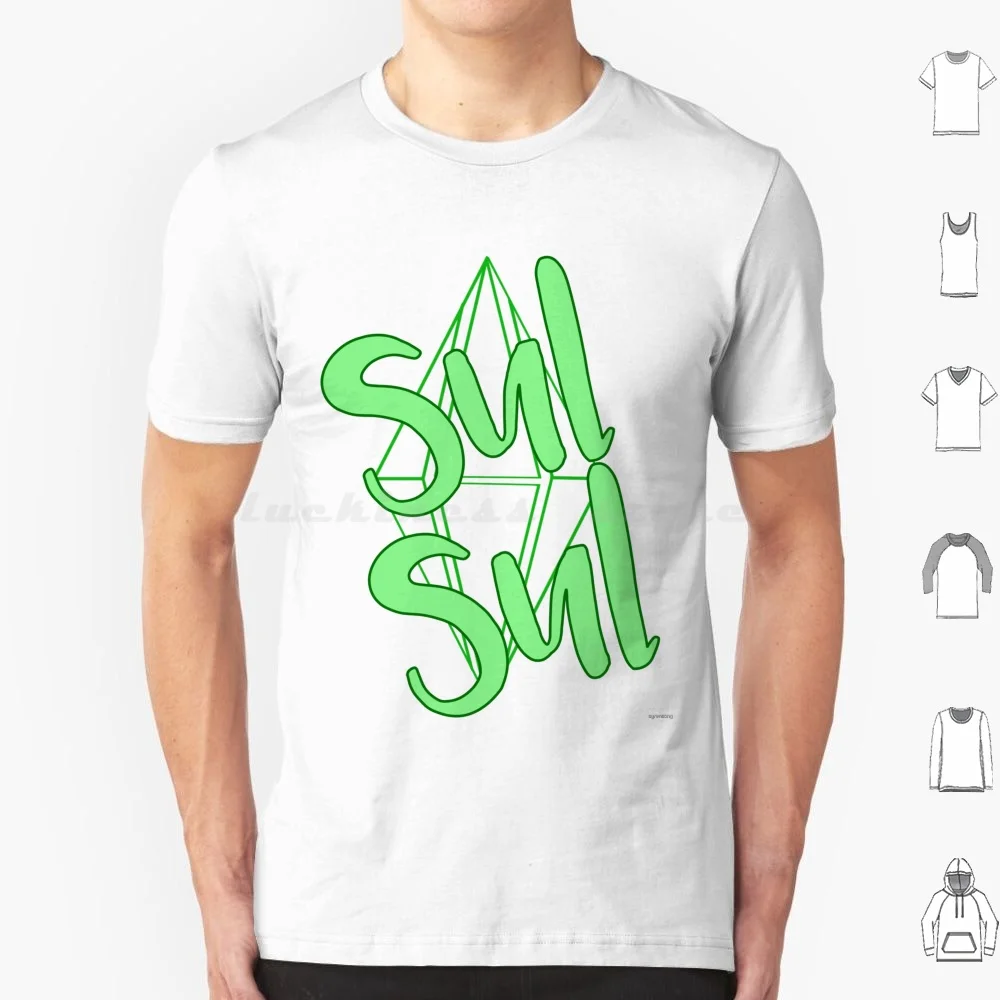 Sul Sul! T Shirt Uomo Donna Bambini 6Xl Sims Giochi Giochi Videogiochi Sims 4 The Sims Gioco Strano Sul Sul Sul Plumbob Cute Nerdy Nerd