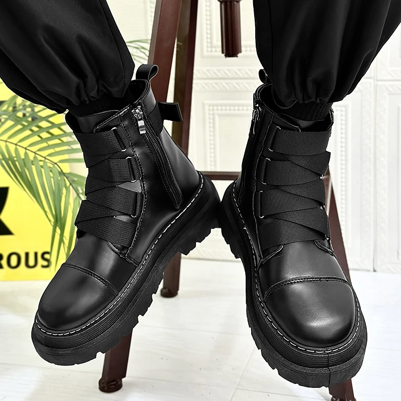 New Casual Doc Martens Bottine Homme Cuir Vritable Botas De Outdoor Botas Tacticas Chaussur De Spiritité Scarpe Invernali Per Uomo