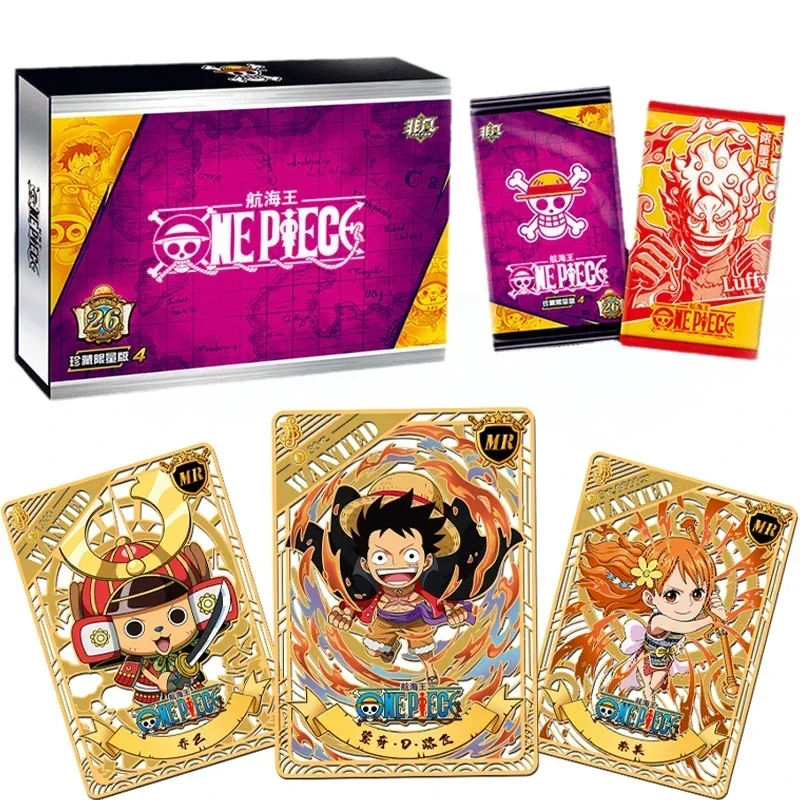 Genuine New One Piece Anime Cards 26Th Anniversary Gift Box Rufy Figures Collection Carte In Edizione Limitata Bambini Regali Di Natale Giocattolo