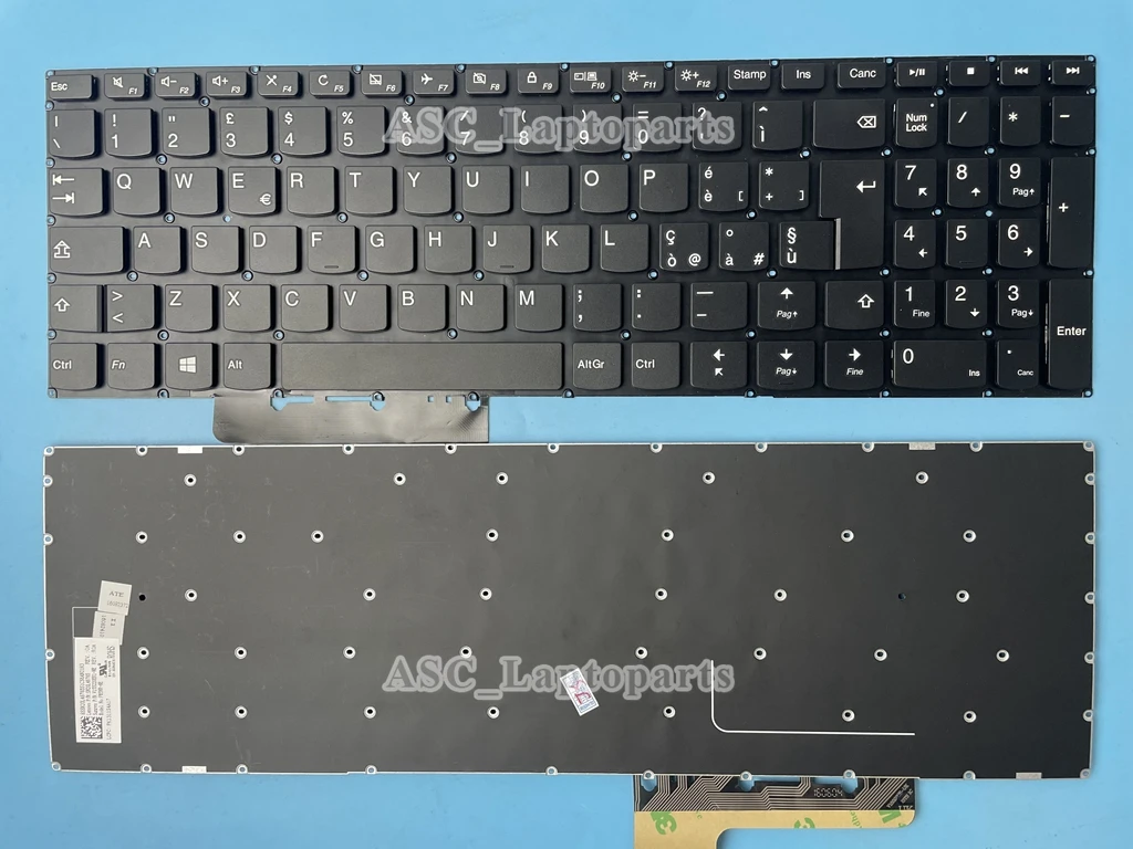 Nuovo It Tastiera Tastiera Italiana Per Laptop Lenovo Ideapad 310-15Abr 310-15Iap 310-15Isk 310-15Ikb Nero Senza Cornice